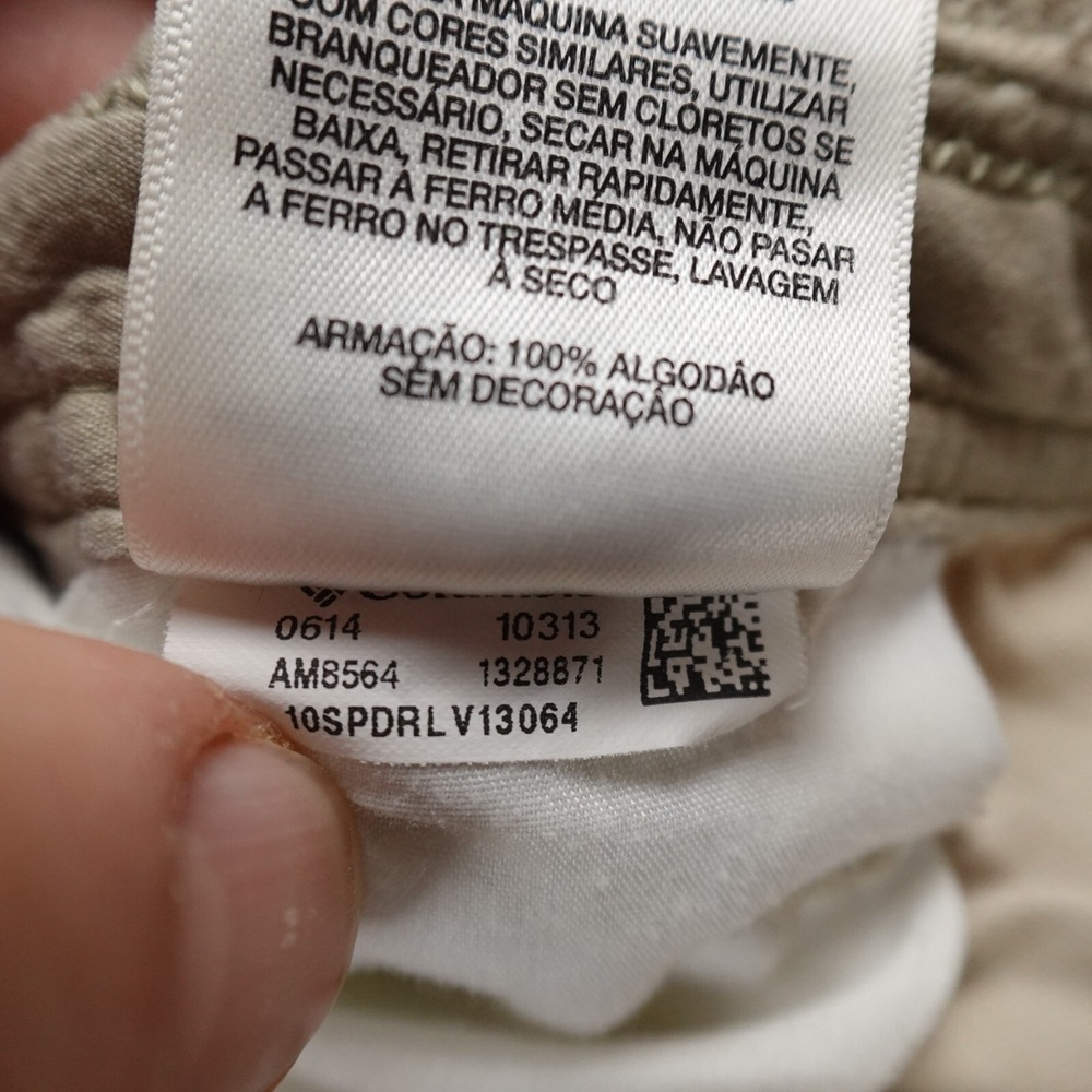Columbia Pants Mens 40X30 Beige Tan Cargo Chino Omnishield Outdoor Hiking Trail - Picture 10 of 14